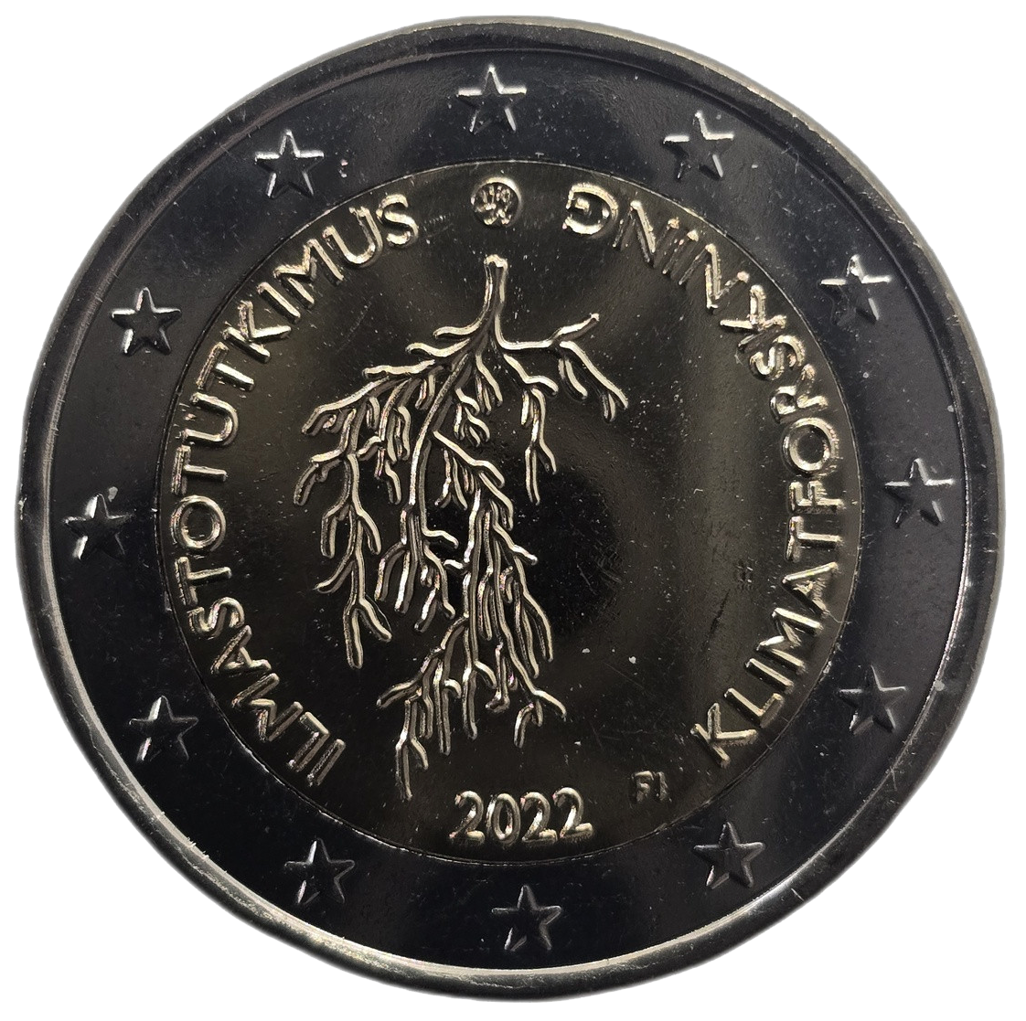 2 euros conmemorativa Investigación climática en Finlandia